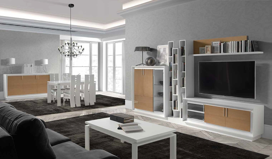 Comedor moderno en tienda de muebles Lucama en Valladolid