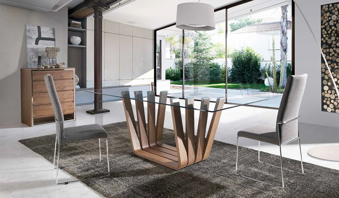 Zona de comedor moderna, entienda de muebles Lucama Valladolid