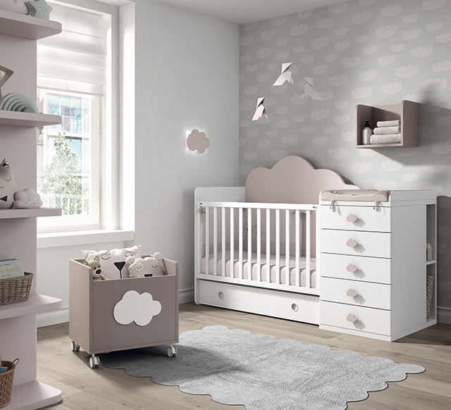 Dormitorio infantil Ros Mini Elite Cuna
