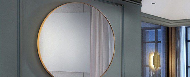 tips para decorar con espejos redondos